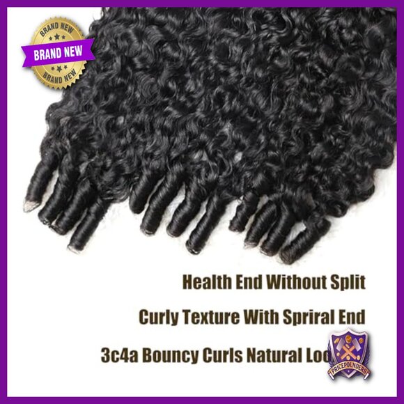 12-16 Inch 3C4A Water Wave Human Hair Extensions, Unprocessed Virgin Brazilian